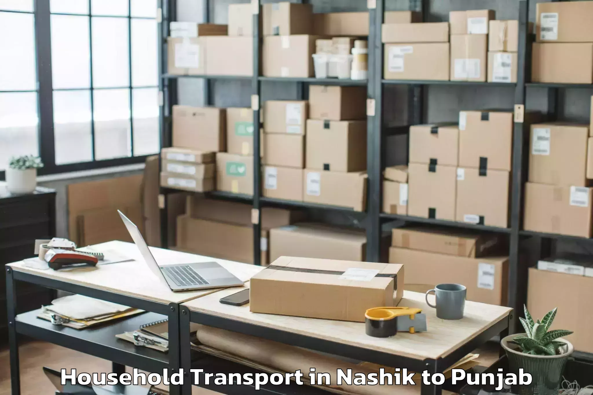 Book Nashik to Gurdaspur Household Transport